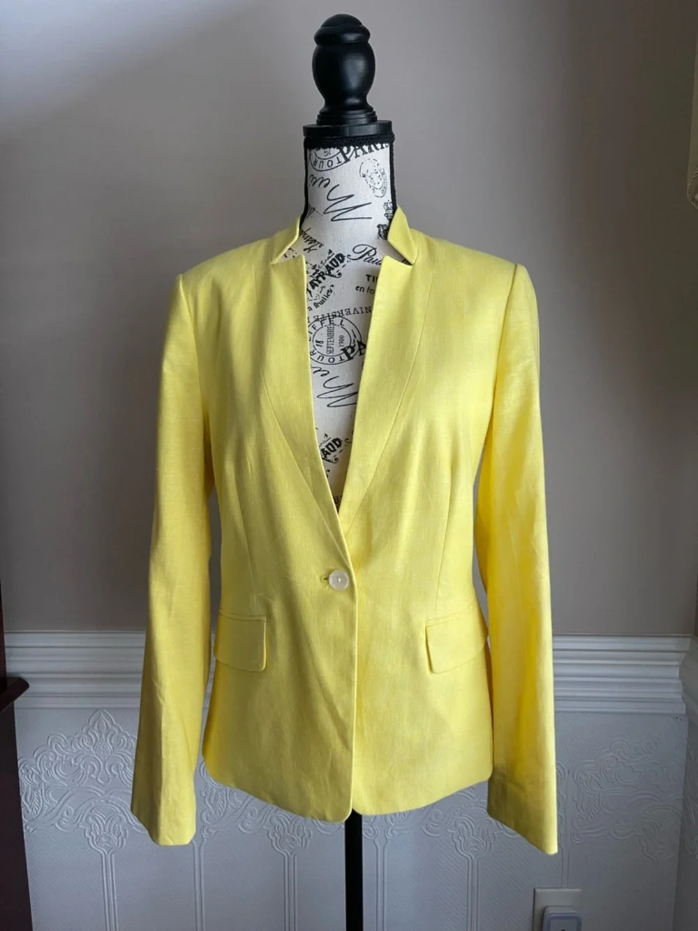 Banana Republic Yellow Blazer NWT - Picture 1 of 6